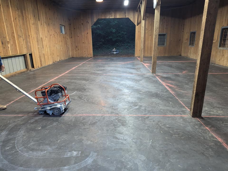 Barn and garage floor